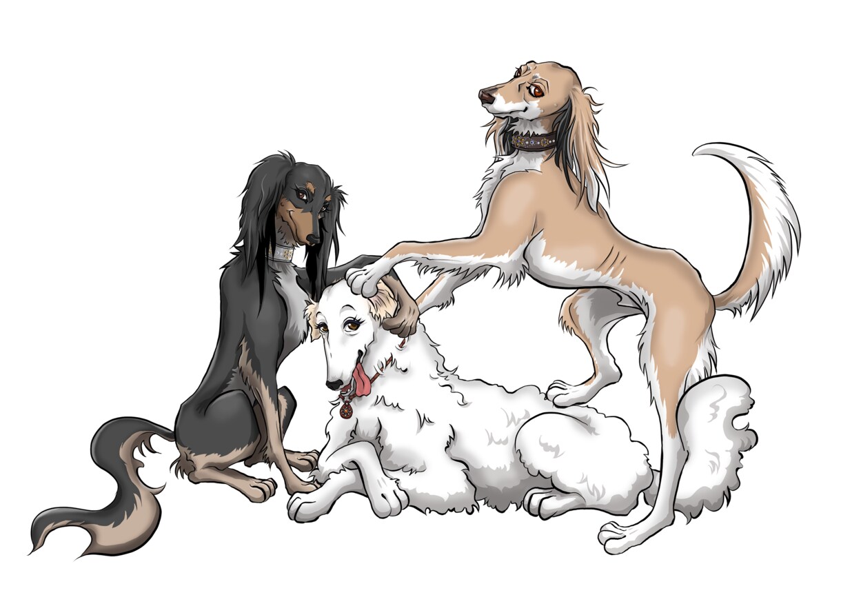 愛犬をアニメキャラクターの様にイラスト化します 映画主役の様な、アニメ風のテイスト！背景透過データ付き！ イメージ8