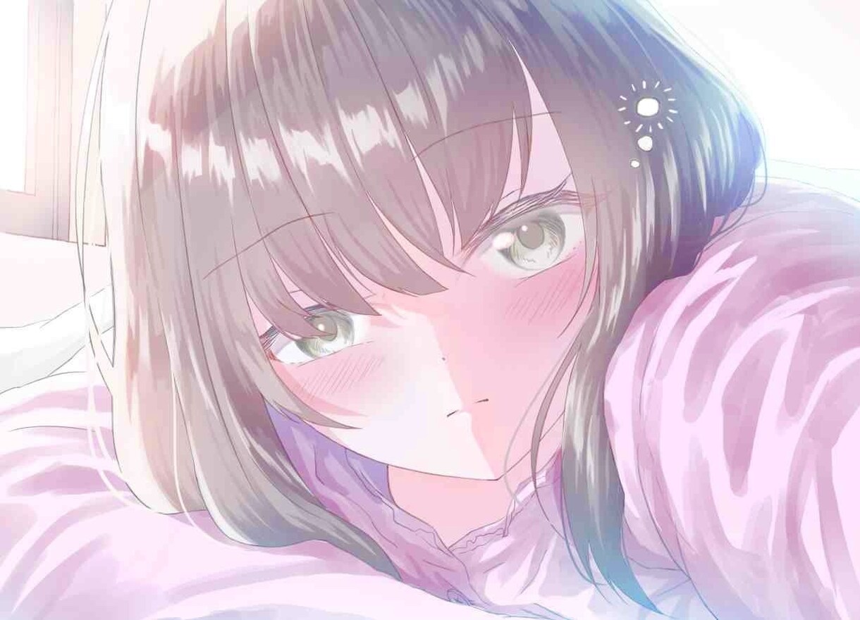 優しく透明感のあるイラストを制作いたします アイコン、サムネ、ヘッダー等その他も相談可能 イメージ2