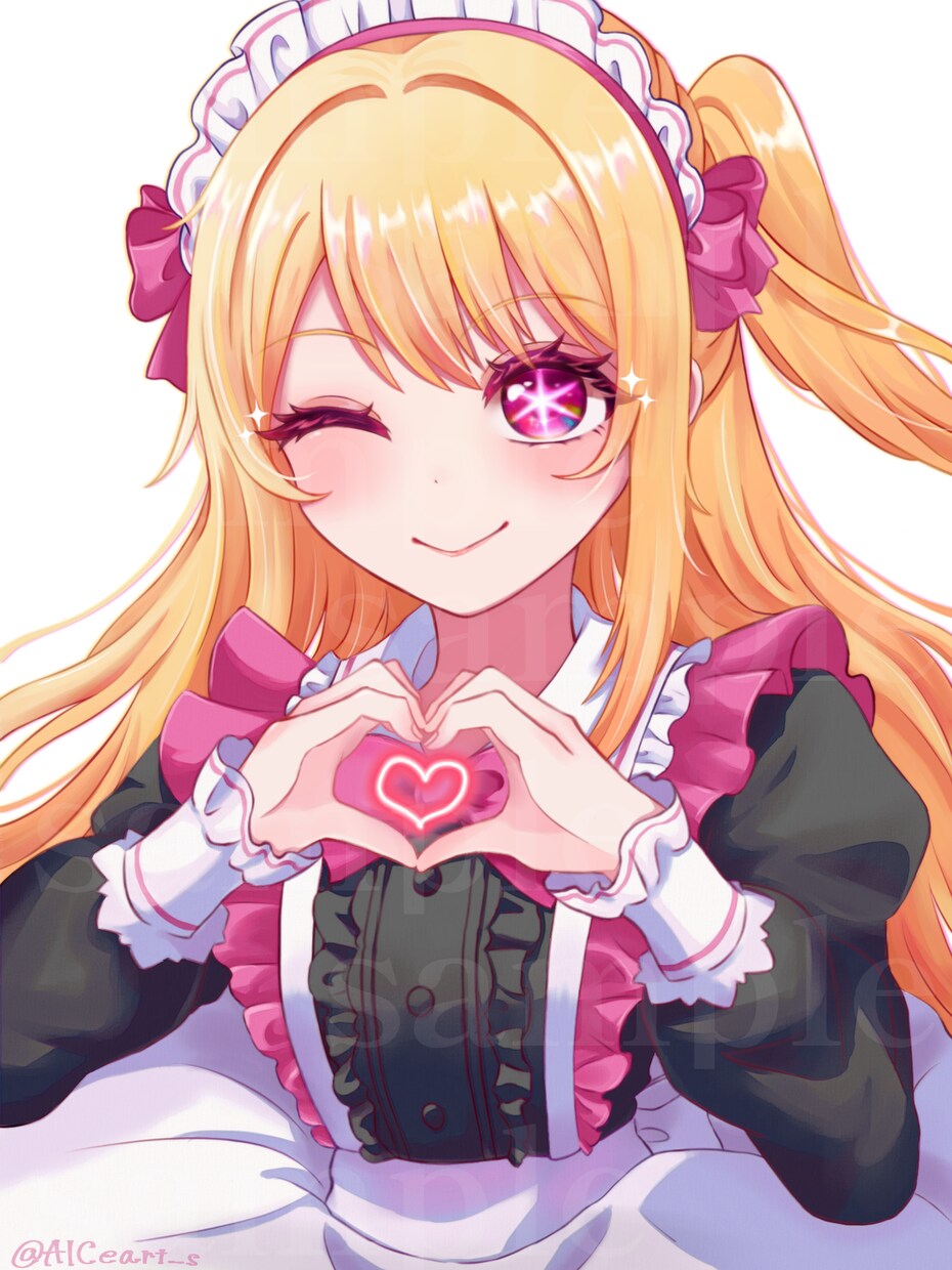 SNS映え アイコン・サムネイル描きます キラキラかわいいお顔を描くのが得意です！ イメージ5