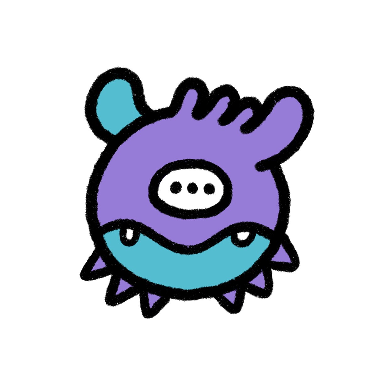 可愛くてちょっとおかしなモンスターを描きます オリジナルイメージモンスターを作成します！ イメージ3