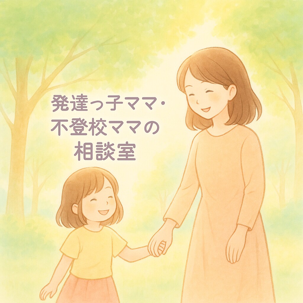 初回500円　発達障害不登校ママの相談にのります 発達っ子ママ、不登校ママの不安に寄り添います イメージ1