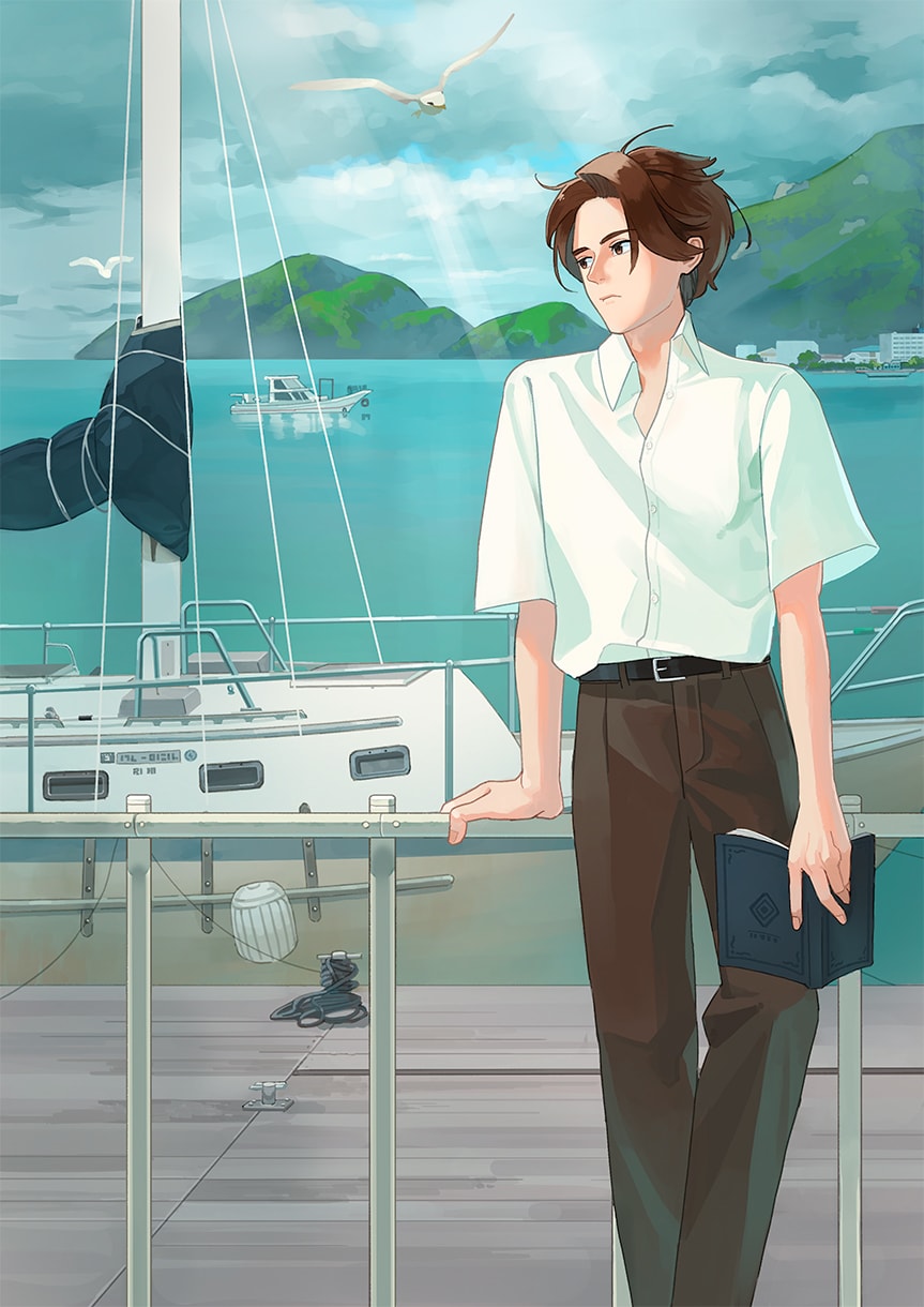 背景付き人物イラスト制作します 楽曲ジャケット、書籍の表紙、動画サムネ、ヘッダーなどに！ イメージ10