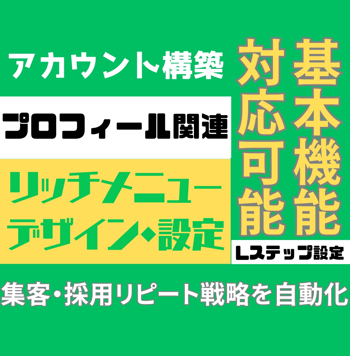 お悩を解決する公式LINE構築・運用します 【丸投げOK！】【集客・売上UP・採用】SNSマーケター監修 イメージ2