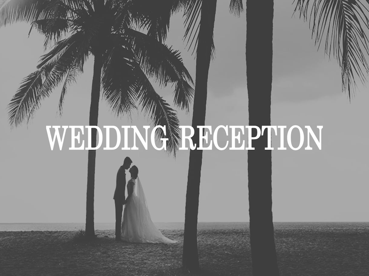 結婚式の門出を飾るオープニングムービー作成します 結婚式のスタートに相応しいオープニングムービー作成します♡ イメージ1
