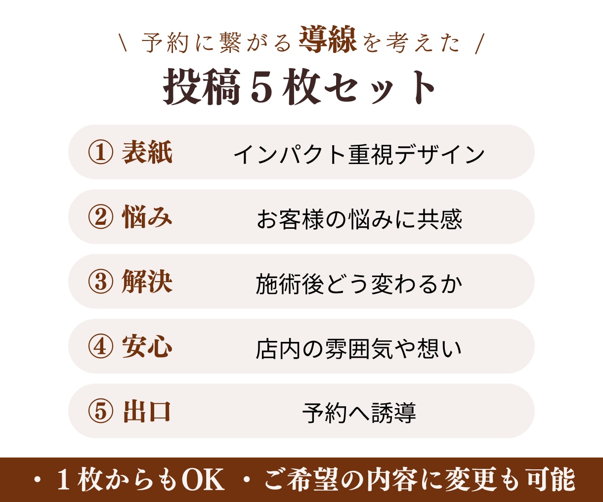 サロン・美容系インスタ投稿・広告画像作成します １枚から｜集客応援｜Canva｜テンプレ｜SNS イメージ4