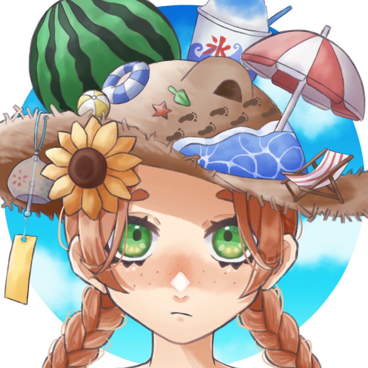 ポップかつ少し不気味なアイコン描きます ポップ極振りなアイコンも不気味に極振りなアイコンも可能です！ イメージ7