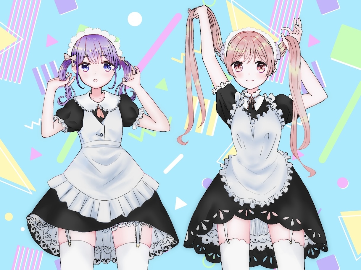 ご希望に沿った可愛い下着姿の子の一枚絵を制作します ★新規様歓迎★可愛い女の子はお任せください！ イメージ3