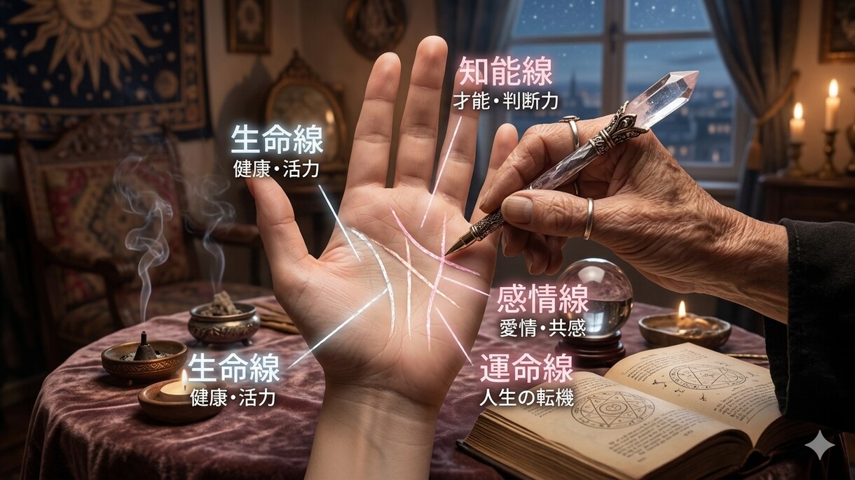 ゆるふわ手相占います 〜あなたの“今”と“これから”を、やさしく読み解きます〜 イメージ1