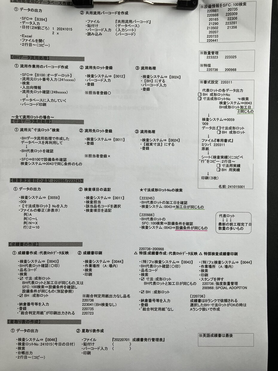 手書きのメモなどをパソコンで作成します Excel作成で見やすい資料に！ イメージ2