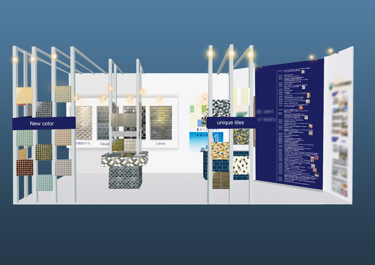 オリジナリティのある展示会ブースデザイン致します ご予算に合わせ、商品の魅力が映えるブースデザインをご提案 イメージ3