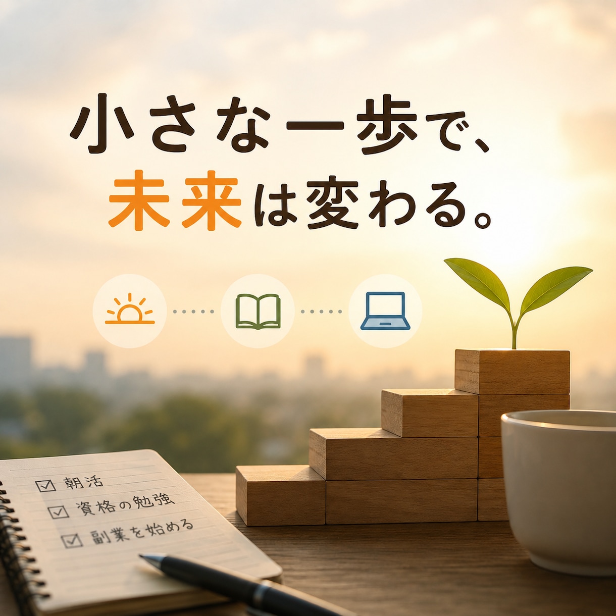 100点を目指さず、動ける自分を見つけます 小さい一歩で「できた」を積み上げ、前に進みましょう イメージ1