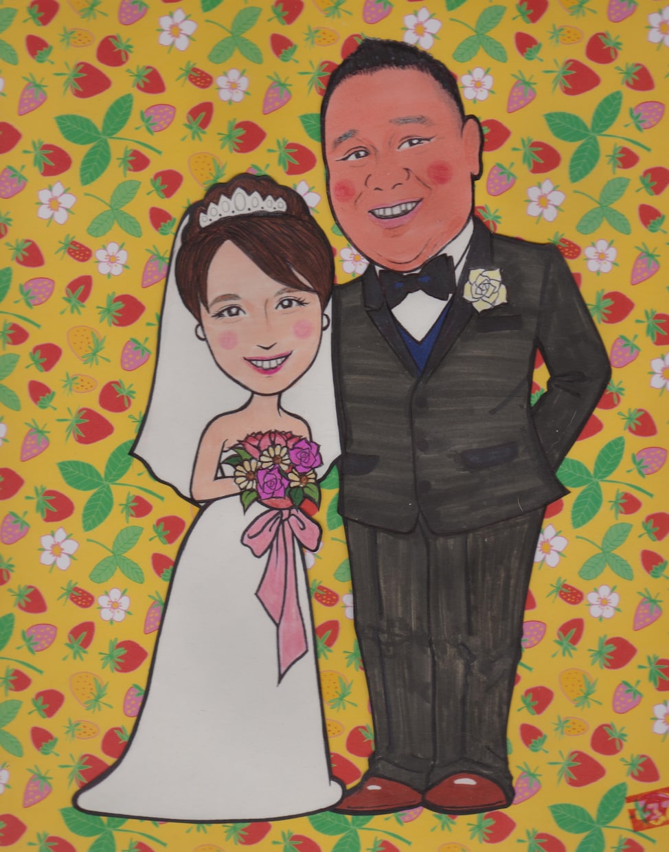 あったかく面白いタッチでオシャレな似顔絵を描きます 大切な方への記念のお品物として贈って欲しいと思っています。 イメージ9