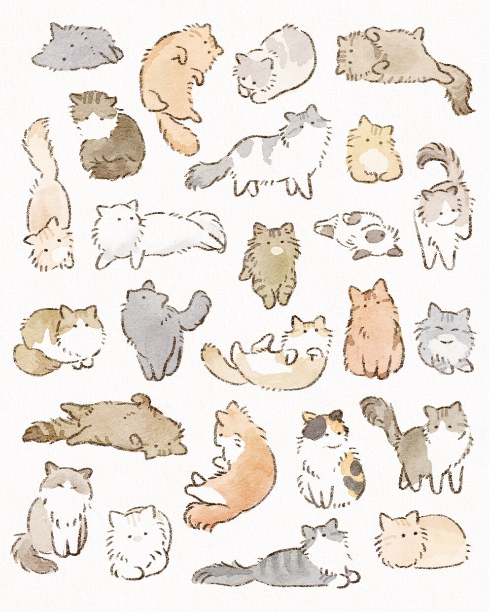 犬・猫などのデフォルメイラストをお描きします 大切なペットや好きな動物をかわいいイラストとして残したい方へ イメージ7