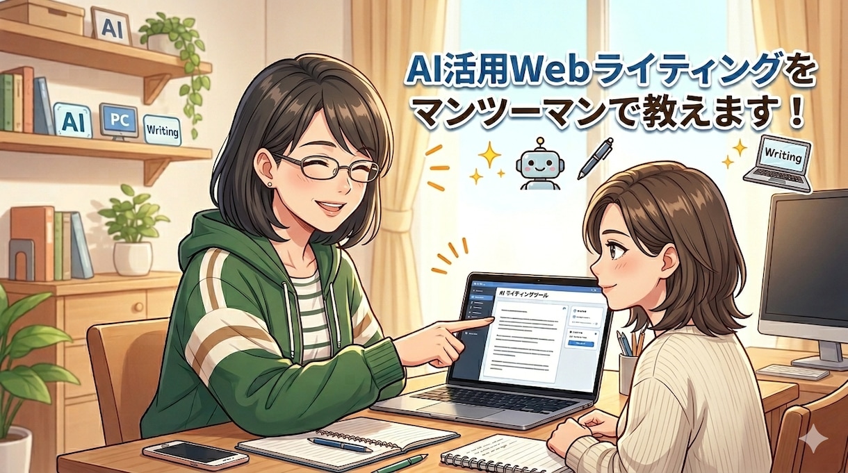 オンラインスクール選び、AI学習法の疑問に答えます 相談内容の録画データ・文字起こしデータもお渡しできます イメージ3