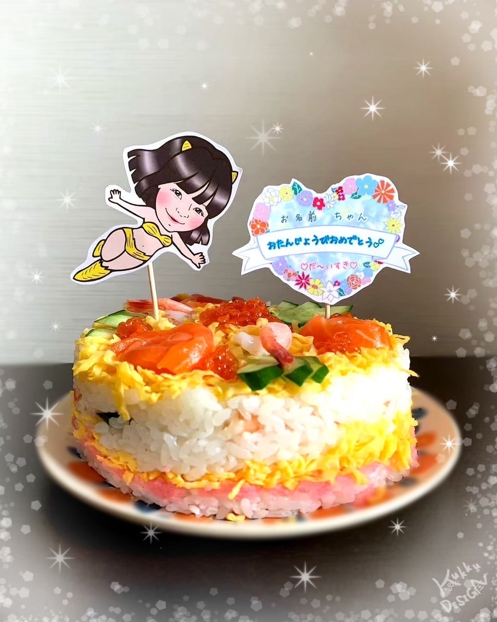 お祝いや贈り物に◎お手軽似顔絵ケーキを作れます 似顔絵プレートで世界に1つだけのトッピングはいかがですか イメージ10