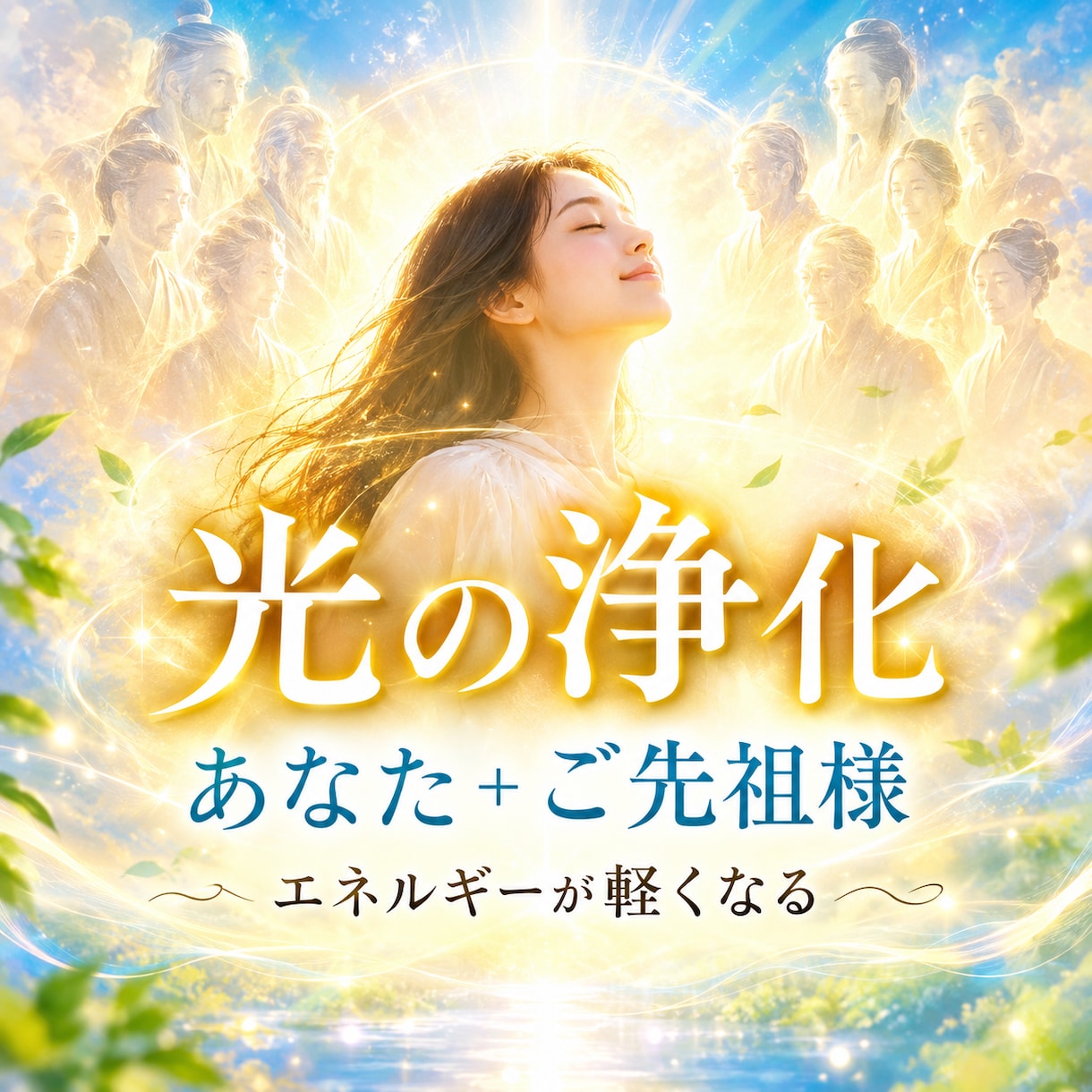 光の浄化でクリアにします ご本人+ 父方母方のご先祖様にも浄化エネルギーを届けます イメージ1