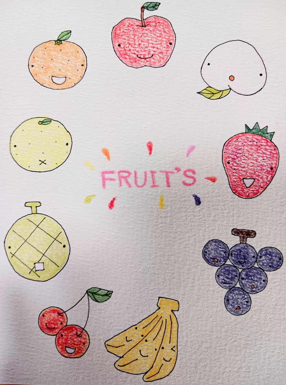 美味しそうな食べ物のオリジナルアイコンを作成します 丸っこい、ゆるい、かわいい顔のついた食べ物に愛着が湧きます☆ イメージ4