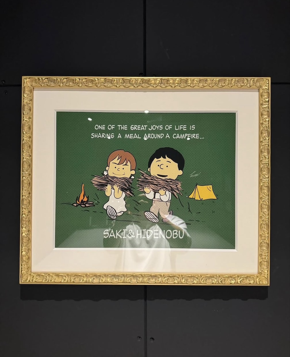スヌーピー風にウェルカムボードの似顔絵描きます 結婚式のウェルカムボードやプレゼントご注文の方にオススメ！ イメージ6