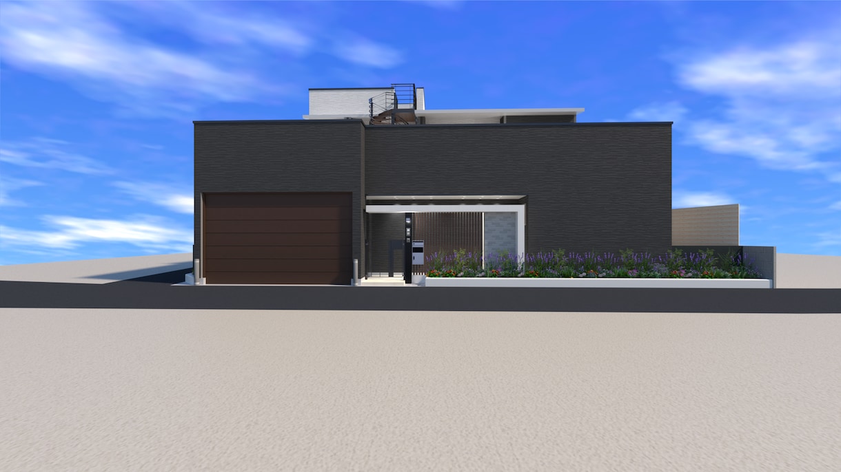 BIM(GLOOBE)にてパース作成代行いたします BIMで外観・内観パース、紙図面のCAD化お手伝い イメージ10