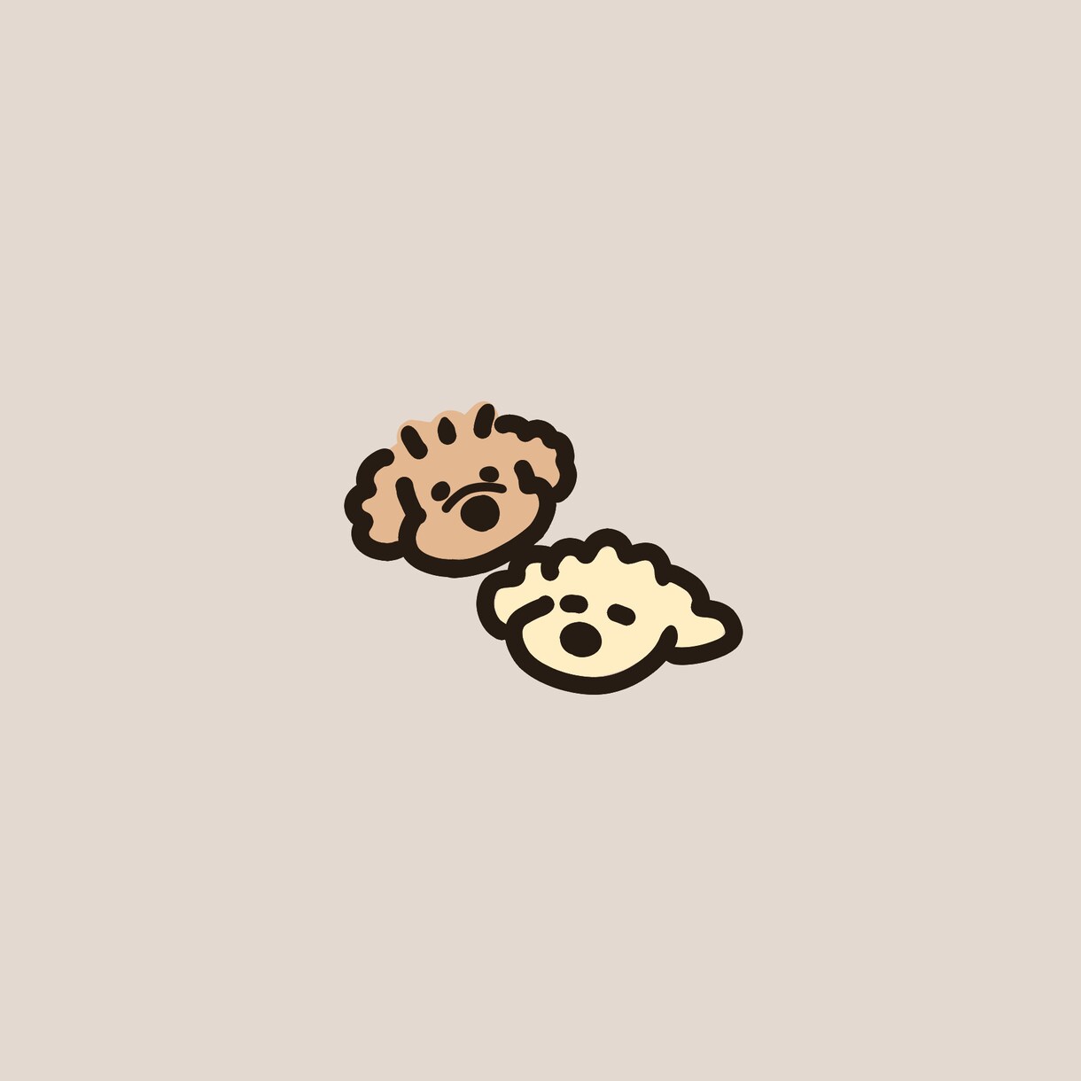 500円で動物・ペットのアイコン描きます シンプル×個性｜「うちの子だ。」となるイラスト作成 イメージ1