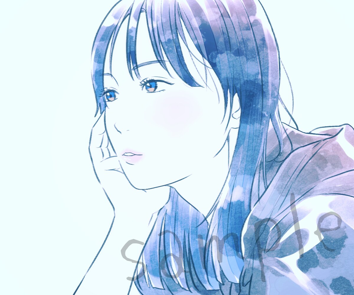 ふんわり大人可愛い✿雰囲気重視のイラストを描きます カラフル水彩でお洒落にきめる！他とは違うワンランク上の魅力を イメージ4