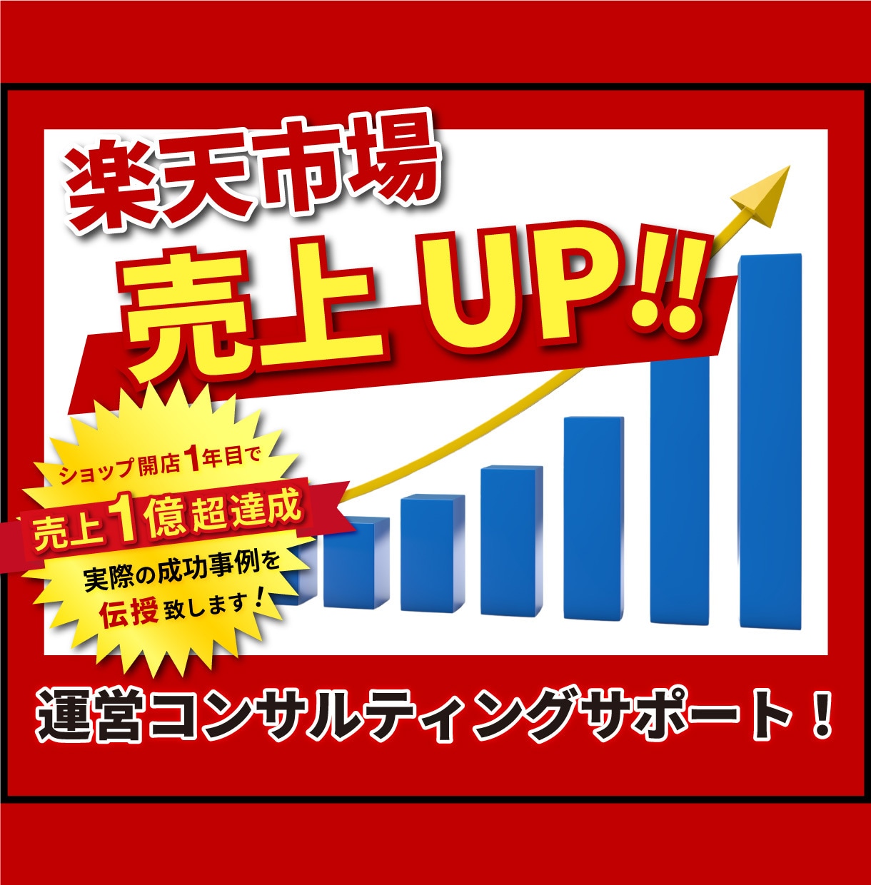売上アップ！楽天市場運営の極意伝授します 12年の実績！楽天市場を初めEC運営の全てをサポート イメージ1