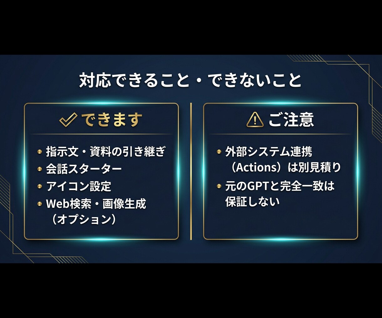 AIエンジニアがGPTsを引き継ぎ移行します ChatGPT風アプリに変換。指示文・資料もそのまま イメージ3