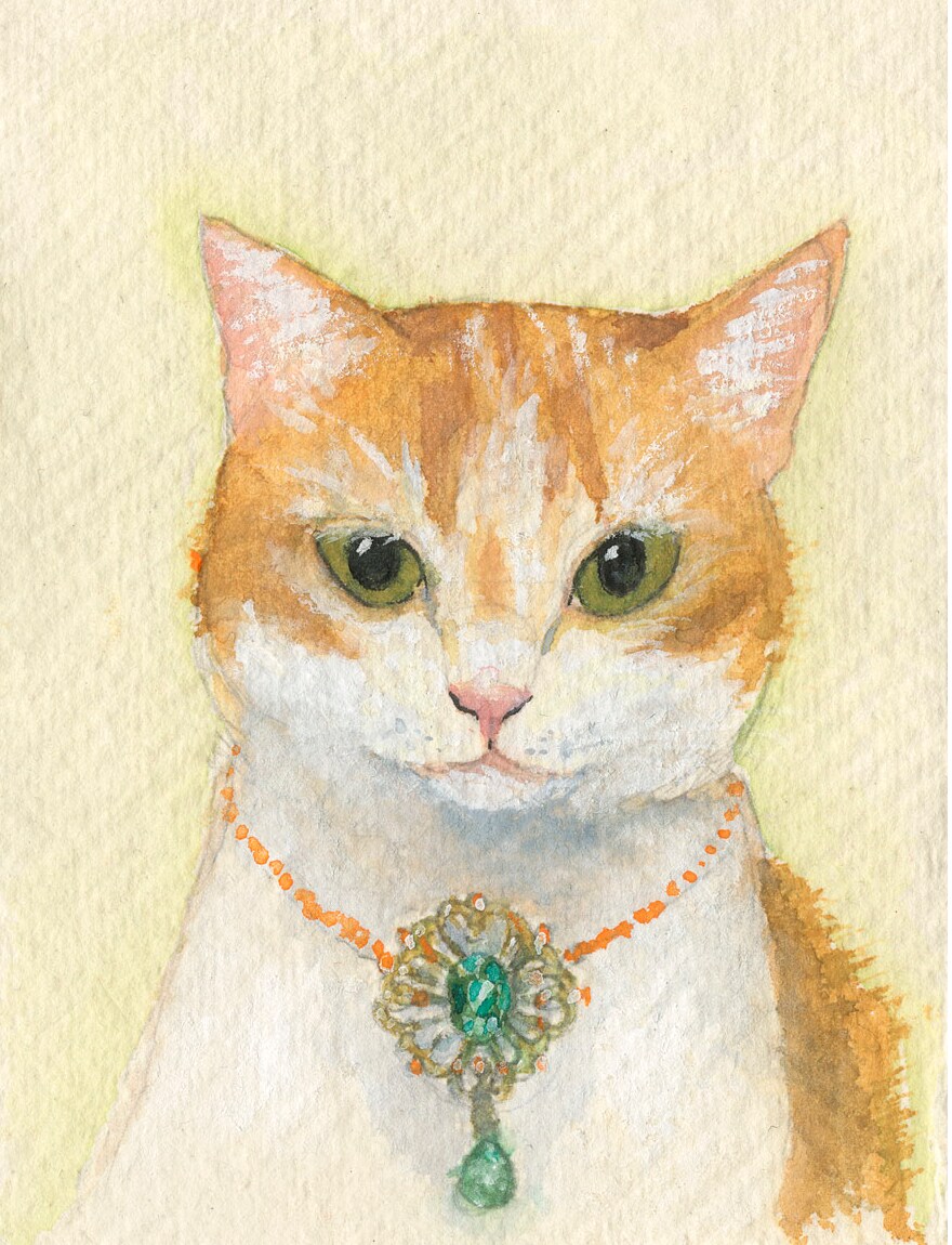 水彩のペットイラスト作成します メモリアルペットポートレートを作成します イメージ4