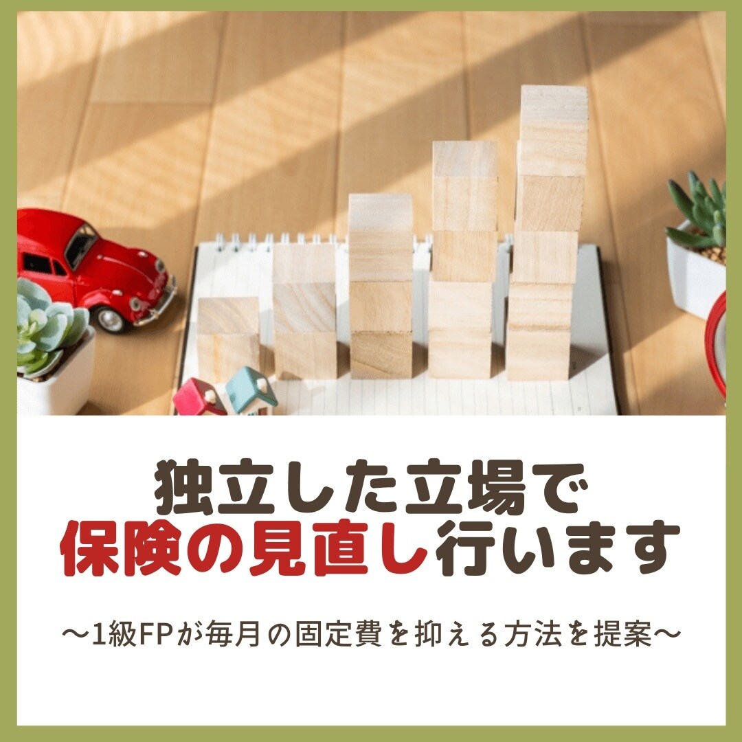 保険の見直し等を行います 1級FPが独立した立場で行います イメージ1