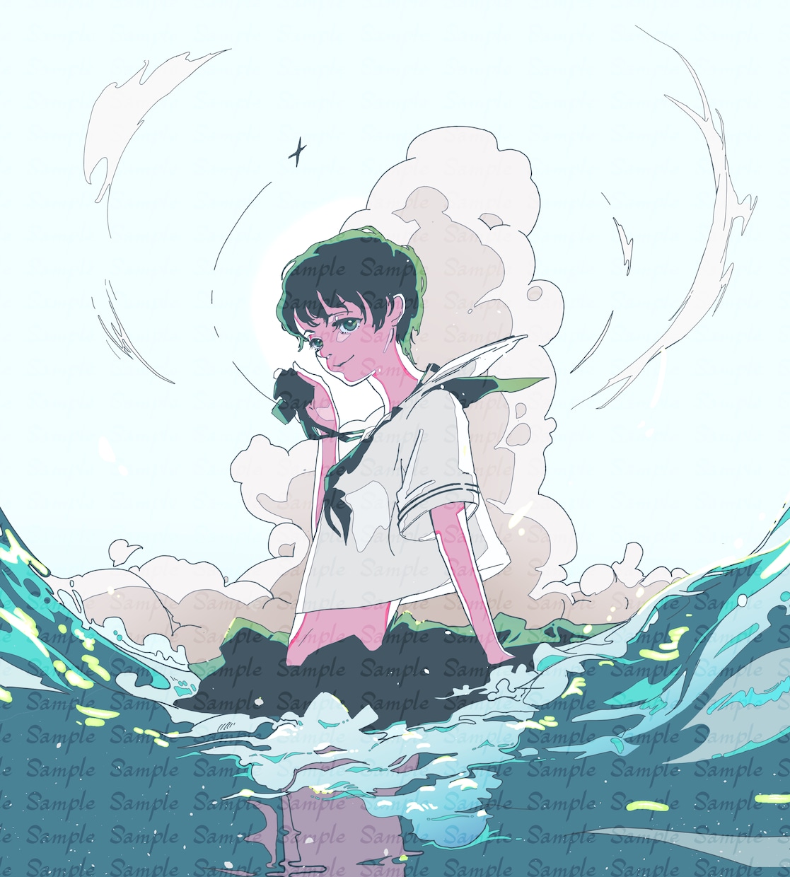 ポップでかわいい人物イラストを制作いたします イラストで挿絵・グッズなどに個性を添えたい方へ イメージ1