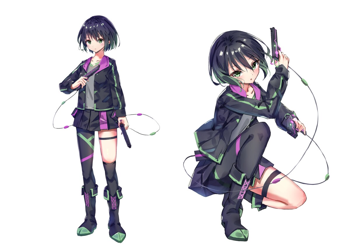 キャラクターデザイン承ります vtuberのデザイン、オリジナルキャラクター等の制作 イメージ2