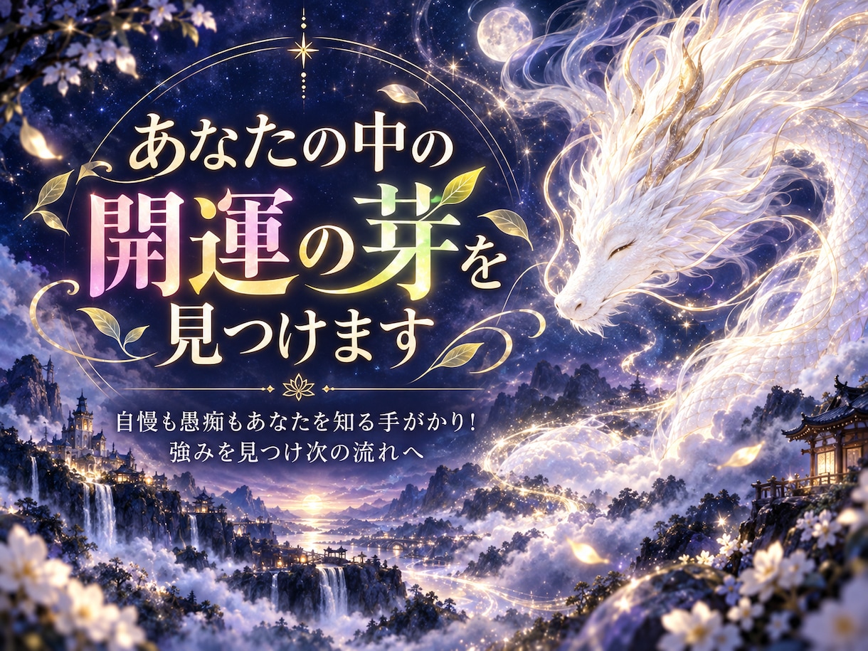 あなたの中の開運の芽を見つけます 自慢も愚痴もあなたを知る手がかり！強みを見つけ次の流れへ イメージ1