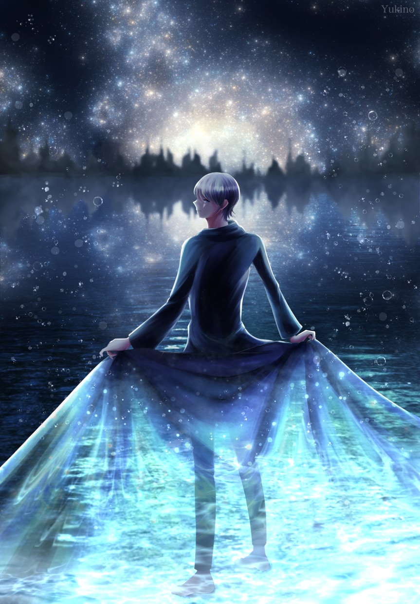 貴方にファンタジー系の空のイラストが届きます 奥行きのある色彩豊かな風景画、背景素材を必要としている人へ イメージ6