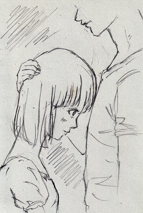 手描きで歌詞からイラストを描いてます 貴方の好きな歌手の歌詞からイラストを描きます。 イメージ4