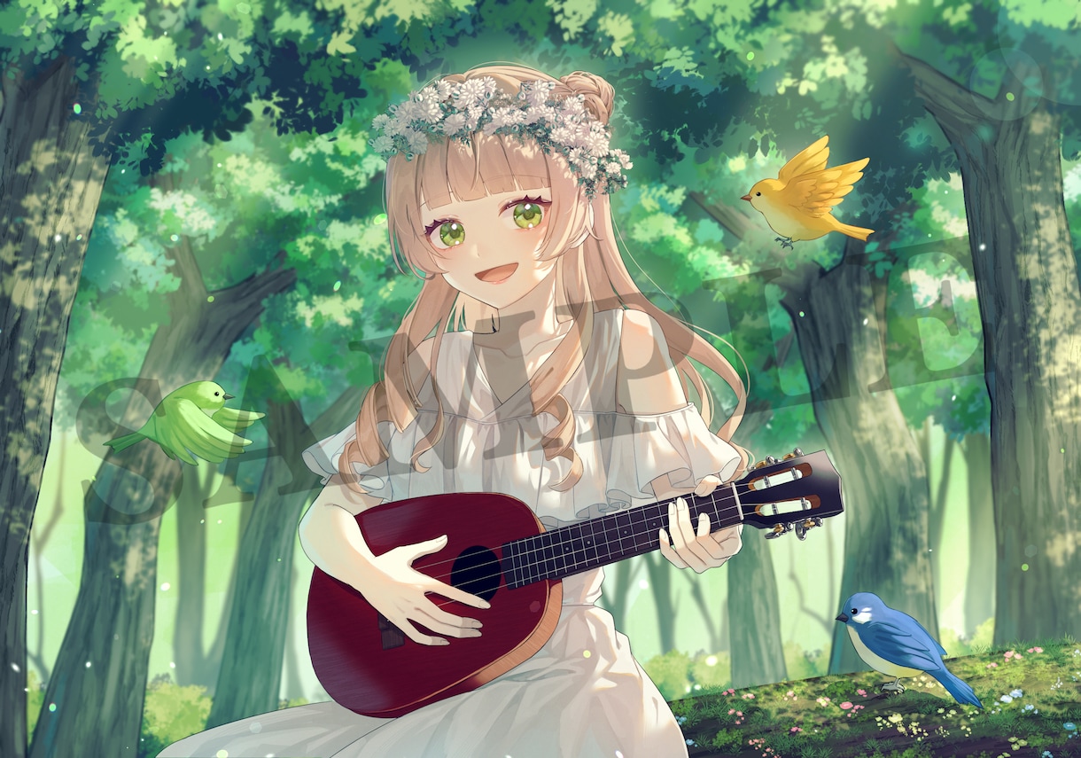 美しいイラストを魅力的にスピーディに描きます MV用、サムネイル、立ち絵、１枚絵など承ります イメージ4