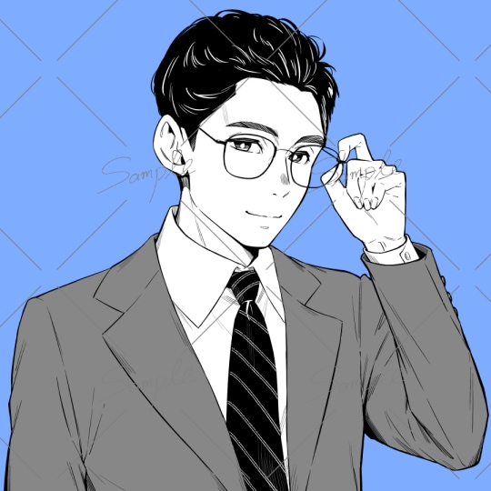 漫画風・モノクロアイコン、カットイラスト描きます キャラクター・似顔絵も漫画風にできます！ イメージ8