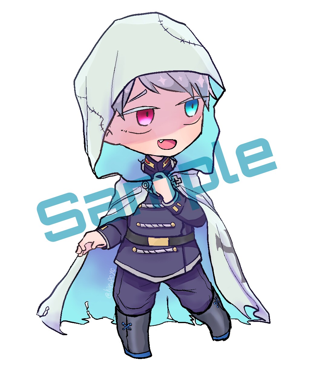 可愛いSNSアイコンやイラストをお描きします アイコンやチビキャラ、デフォルメされた立ち絵をお描きします イメージ2