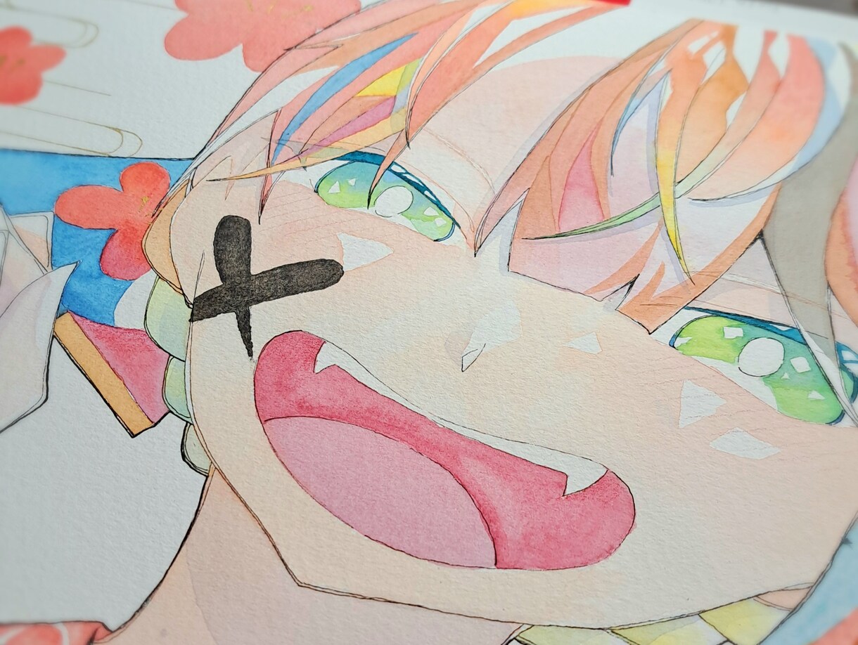 世界に一枚だけの水彩イラストをお描きします MV、立ち絵、グッズ、サムネ、待機画面等に！ イメージ4