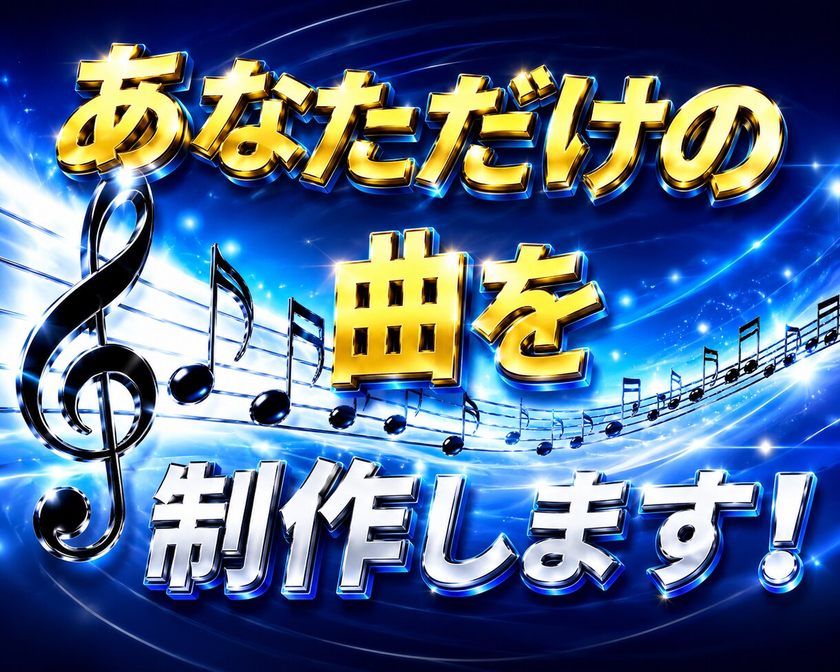 アイドル・ポップス・アニメ・ロック何でも承ります 世界であなただけの一曲を制作します!! イメージ1