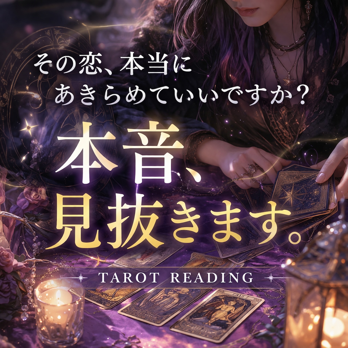 お相手の気持ちを直感リーディングいたします 言葉にならない想いを、カードから読み解きます。 イメージ2
