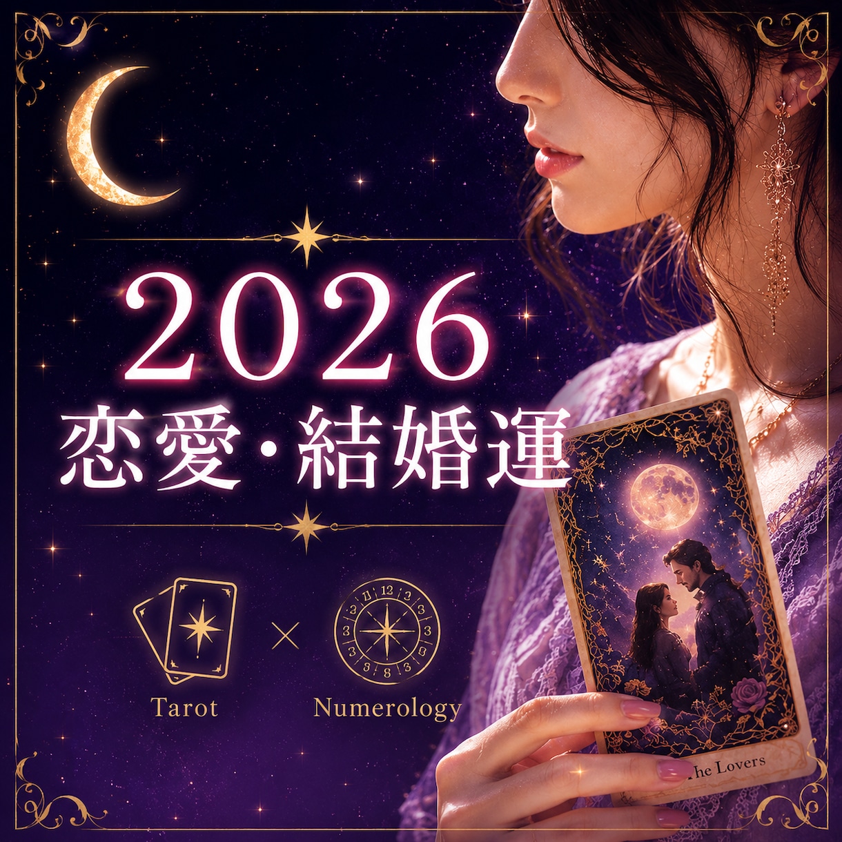 2026年の恋愛・結婚運を丁寧に占います 2026年、あなたが愛され幸せな結婚へ進む流れを読み解きます イメージ1
