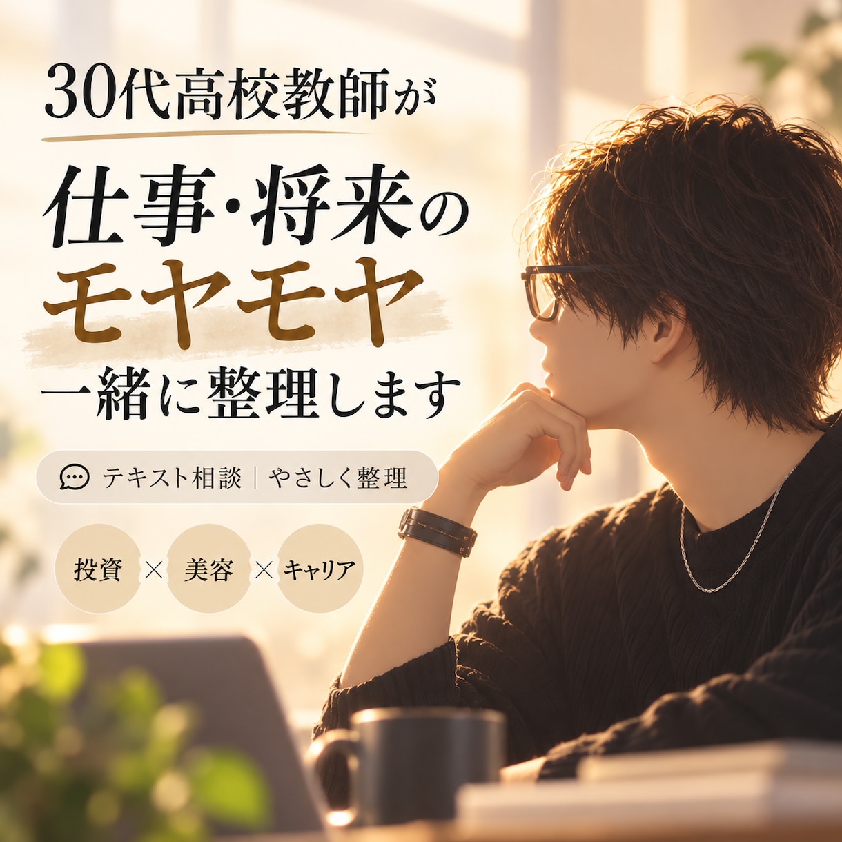 高校教師が仕事や将来の悩みを整理します 30代教師として、働き方やこれからの悩みを聞きます イメージ1