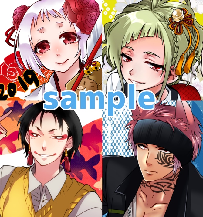 アイコン、キャラクターイラスト描きます SNS用、個人観賞、プレゼントなどにご利用頂けます！ イメージ2