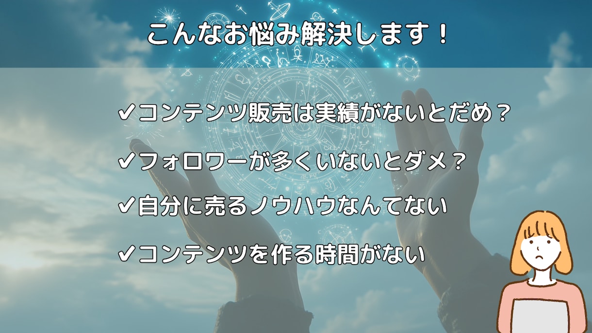 あなただけのコンテンツ作成を請け負います あなたは何もしなくてただ売るだけでOK！ イメージ2