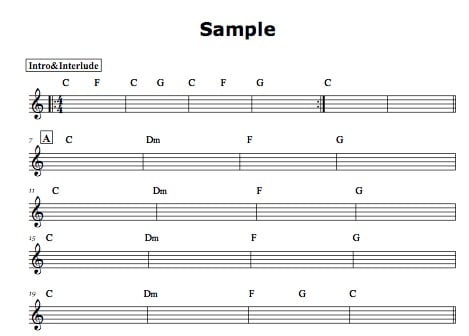 あなたの声に合わせたボーカル楽譜を作ります オリジナルのコード譜やメロディー譜が欲しい方へ！音源付き♪ イメージ3