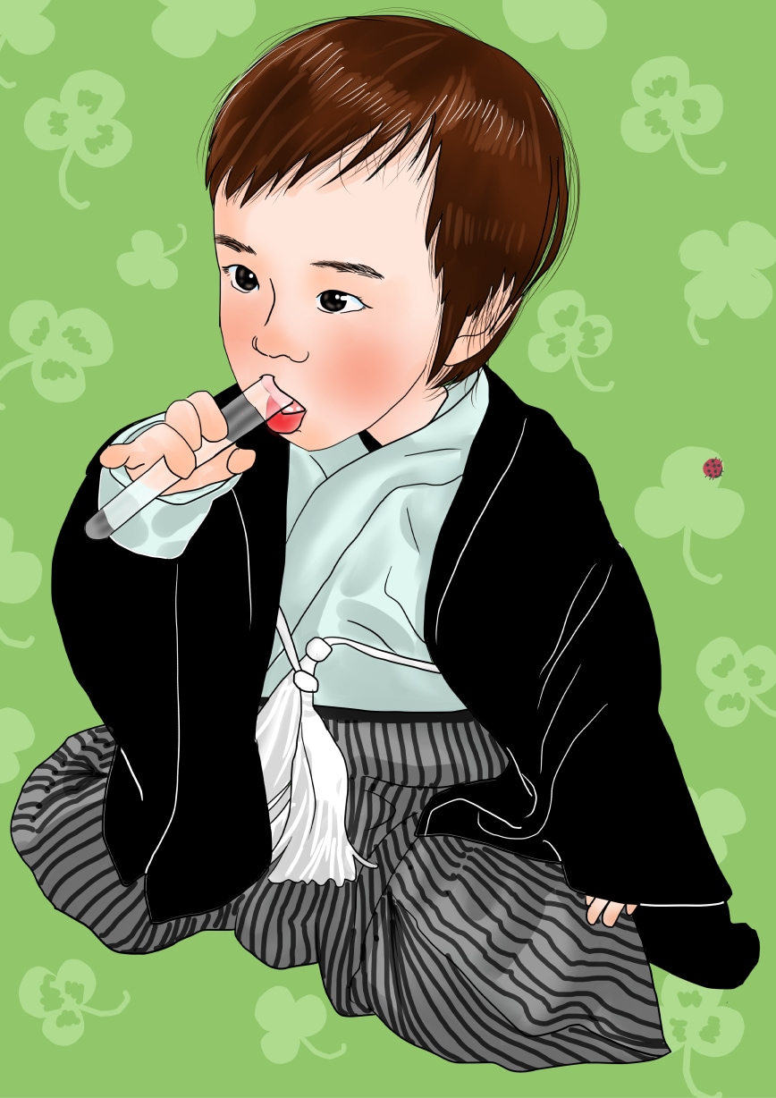 似顔絵お描きします 優しい色合いや、水彩画タッチの似顔絵をお探しの方 イメージ10