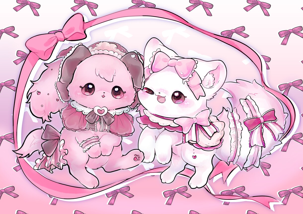 動物・モンスターキャラの１枚絵描きます かわいい高クオリティの背景つきイラストをご希望の方に！ イメージ3