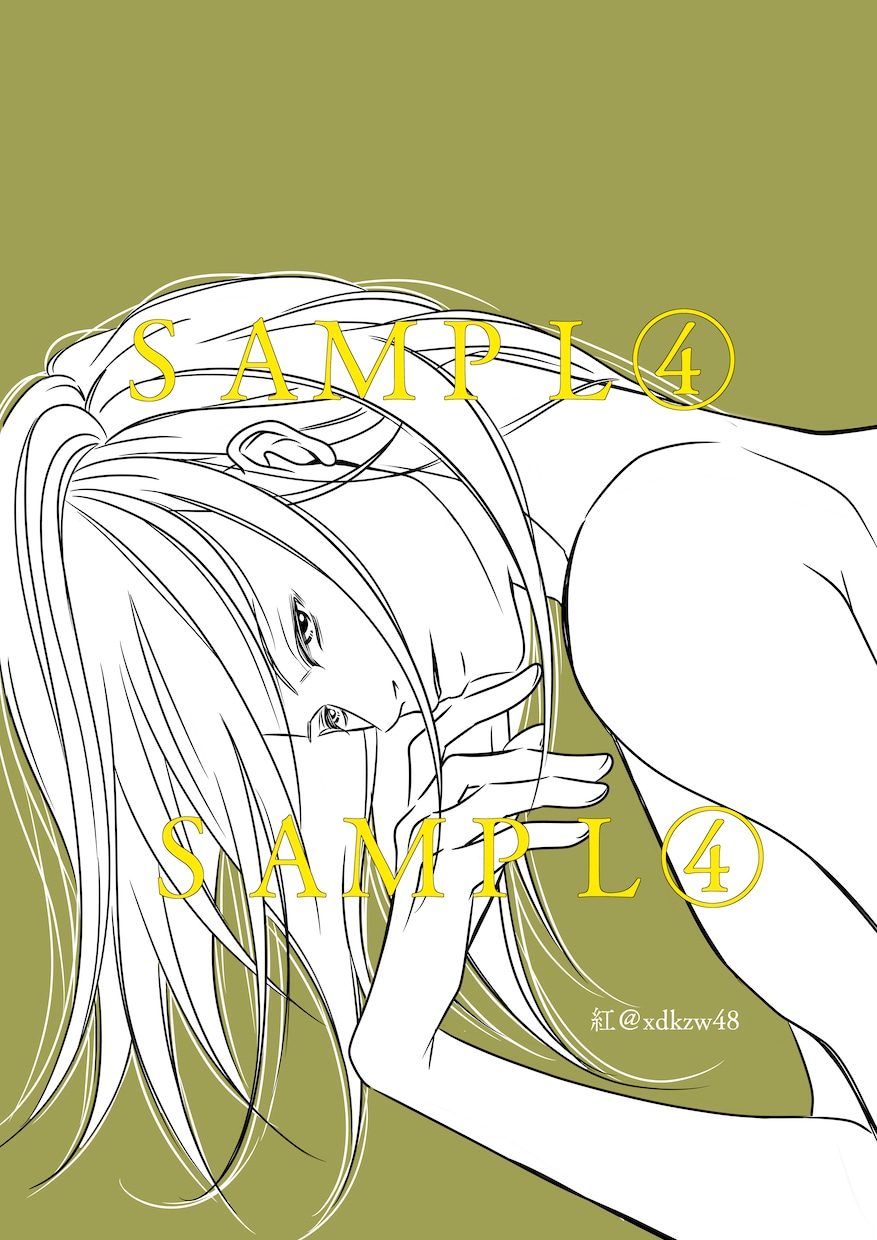 男性、女性モノクロアイコン描きます 。着物、スーツ、制服、ドレス、巻き毛、丁髷etc。背景単色塗 イメージ3