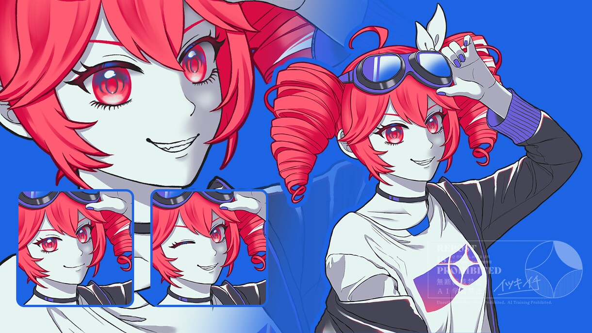 オリジナル楽曲サムネイル用イラスト描きます あなただけのオリジナルサムネイル作りませんか！ イメージ1
