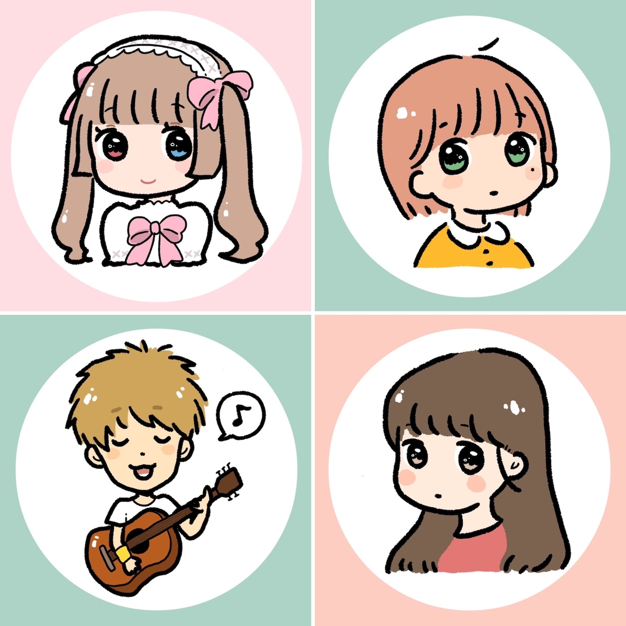 あなただけのオリジナルアイコン描きます 先着2名様限定！ココナラ始めました割引中！ イメージ2